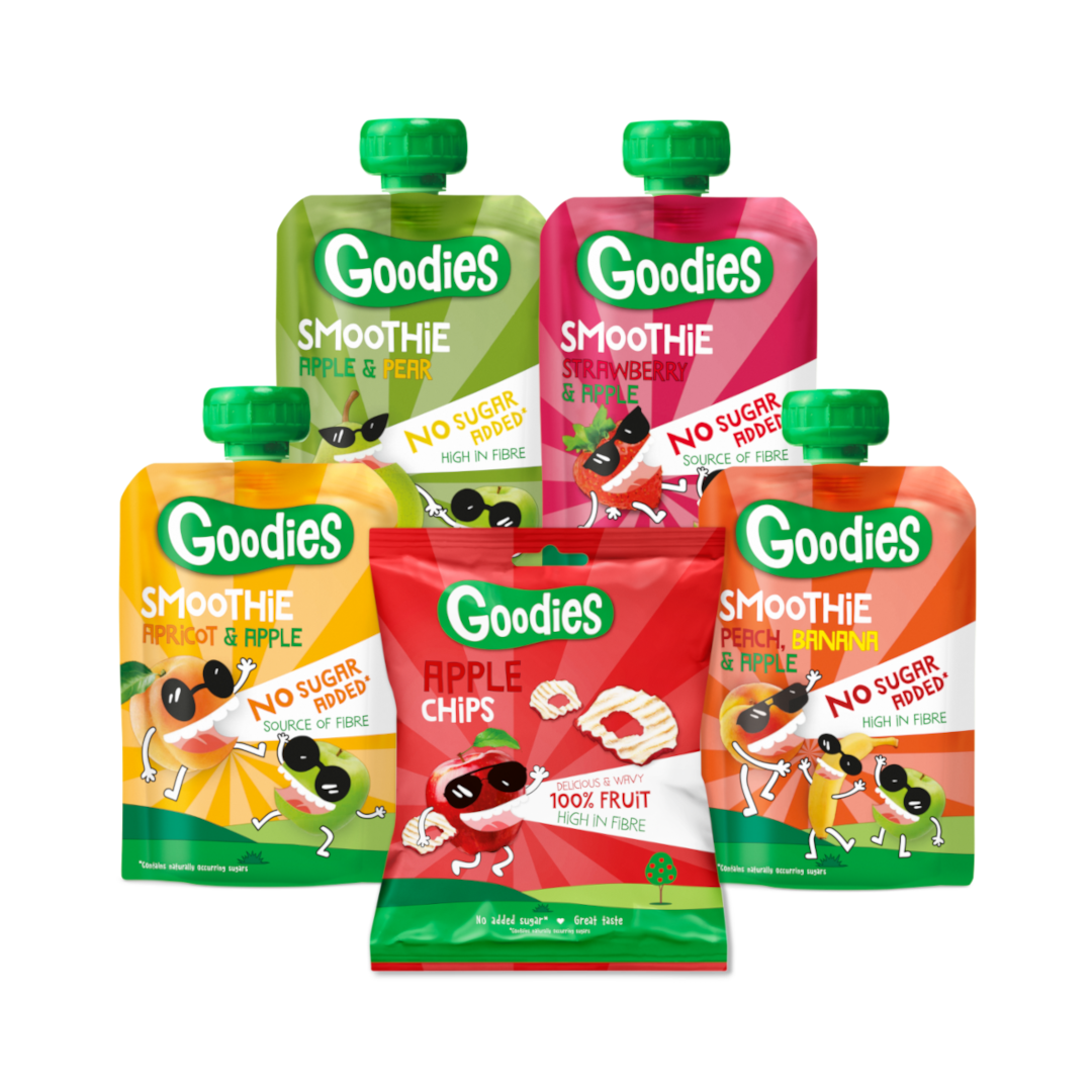 Goodies fruit based snacks range