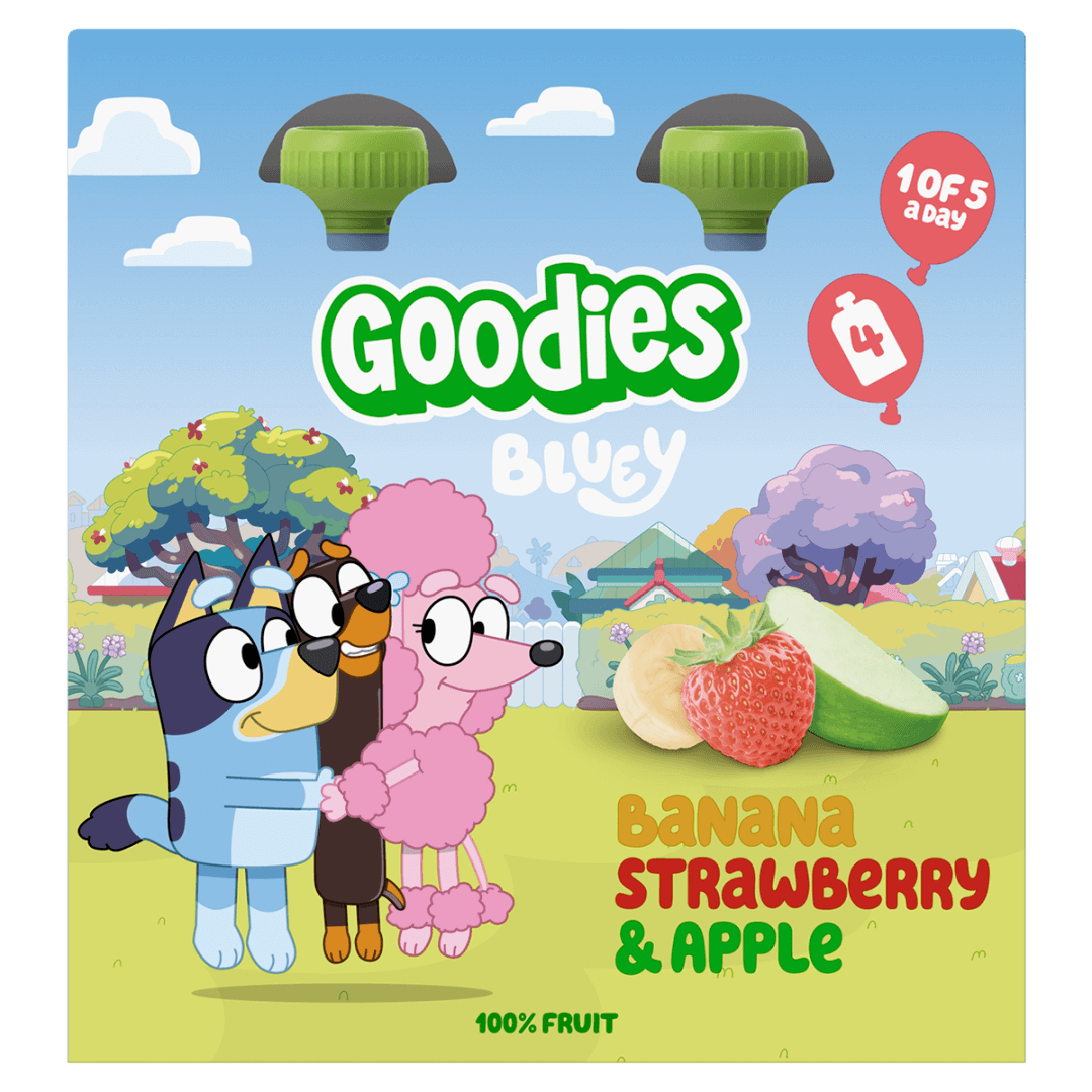 Goodies Bluey Banana Strawberry Apple