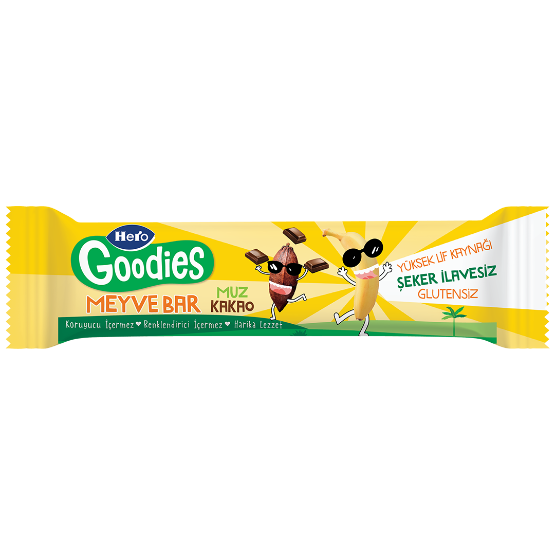 Hero Goodies Meyve Bar Muz Kakao