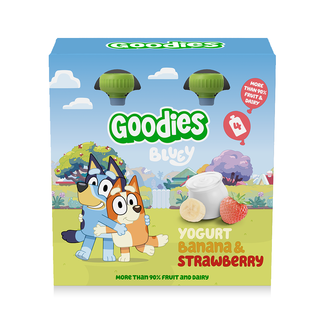 Goodies Bluey kapsička Jogurt, banán & jahoda