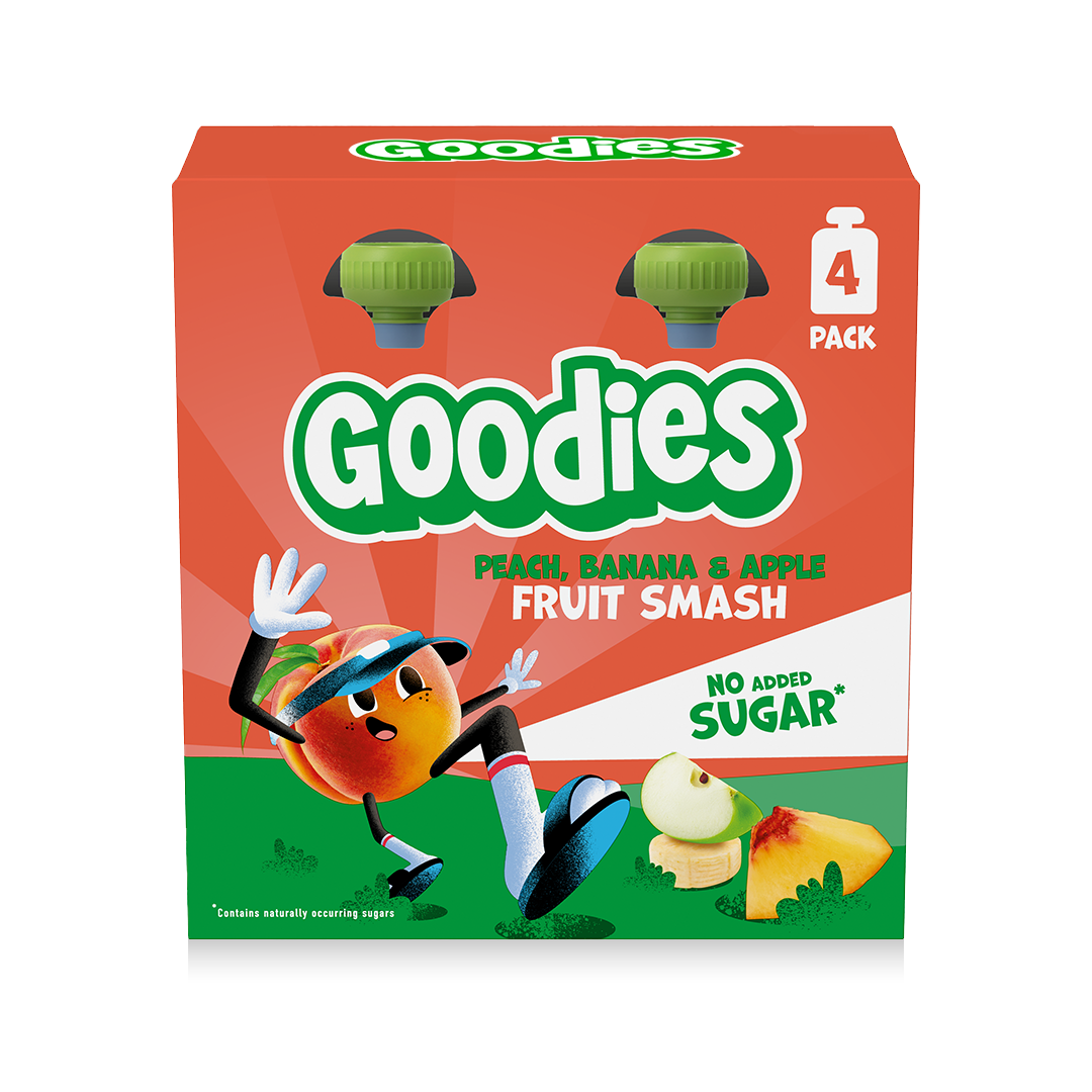 Goodies Peach, Apple & Banana Fruit Smash