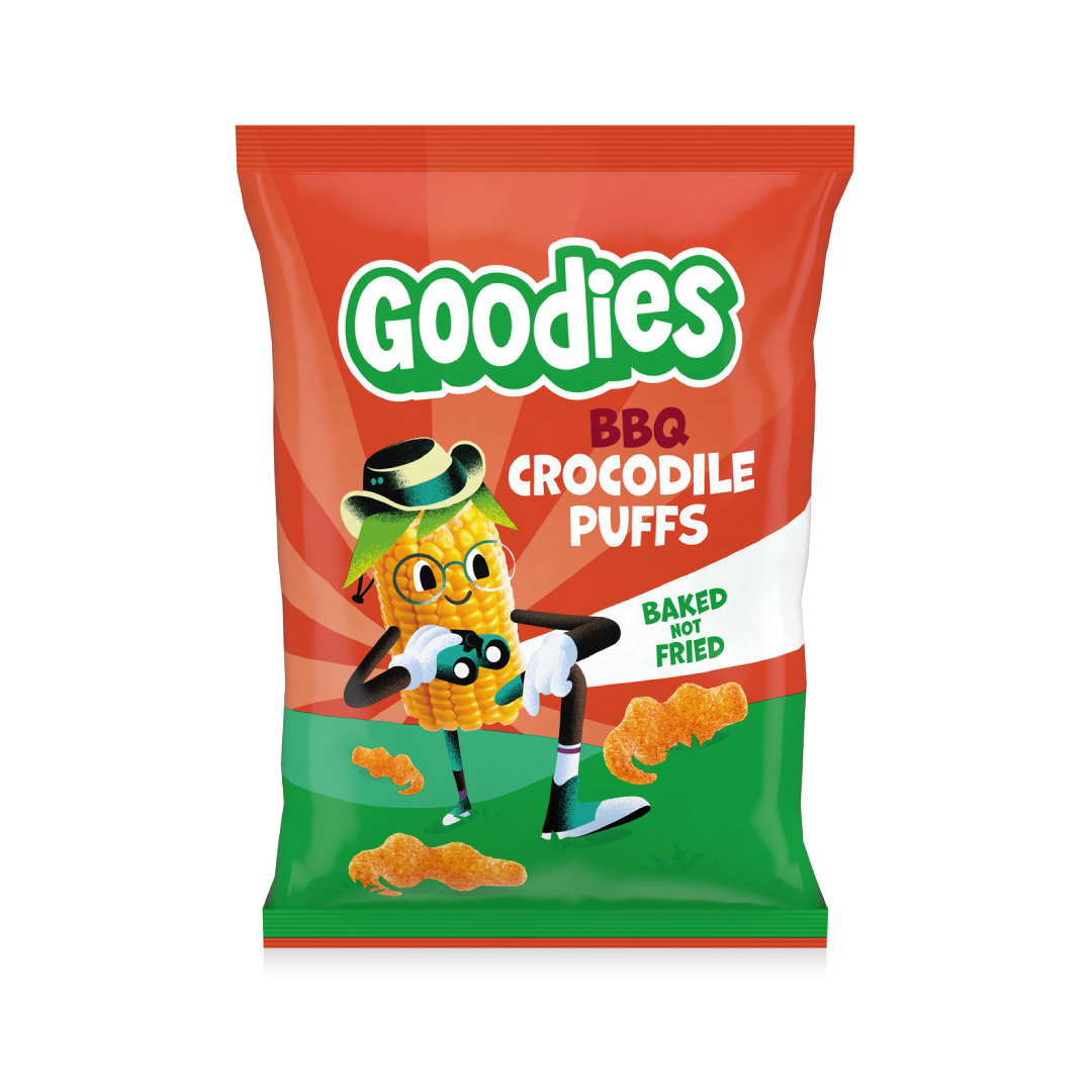 Crocodile puffs BBQ