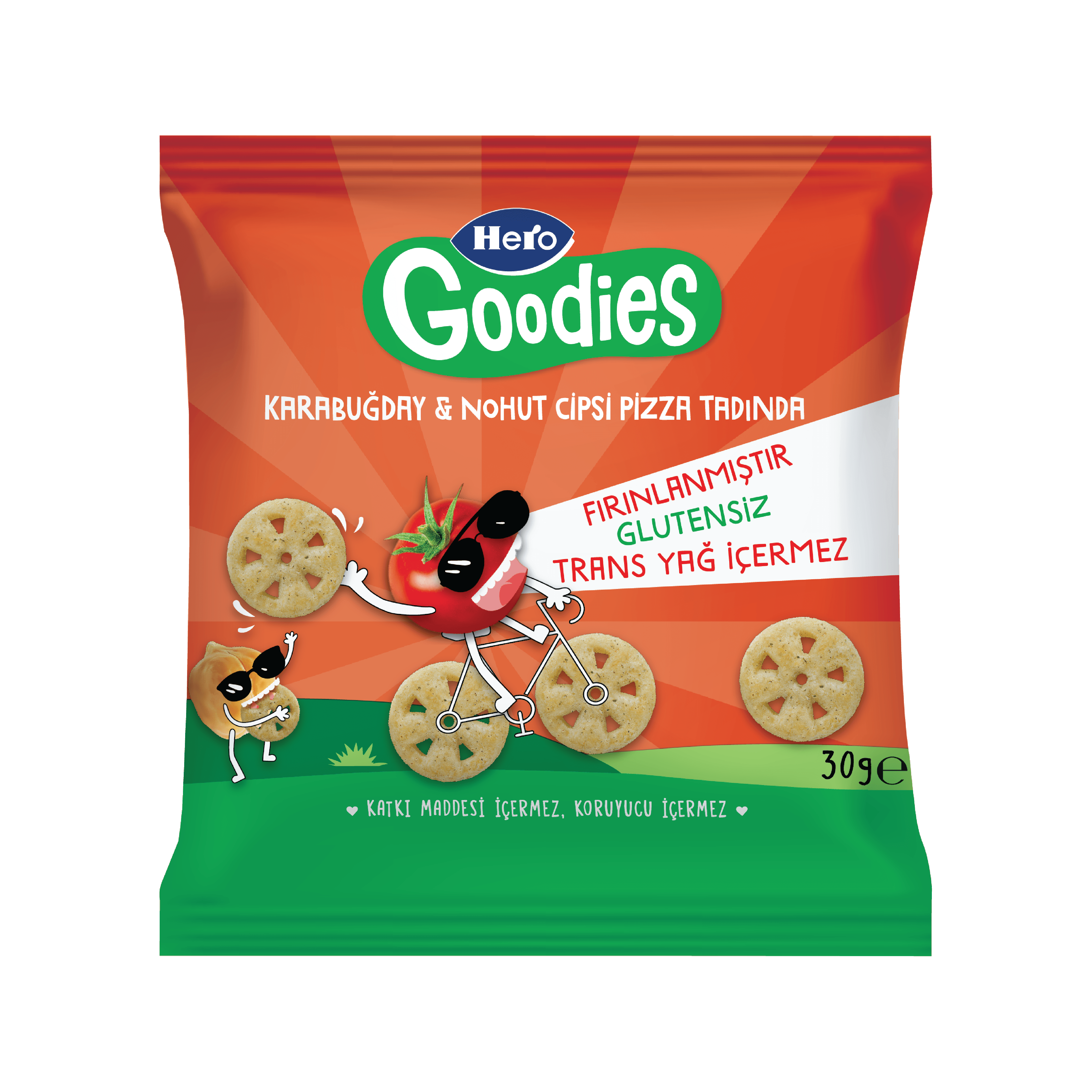 Pizza Tadında Karabuğday ve Nohut Cipsi 