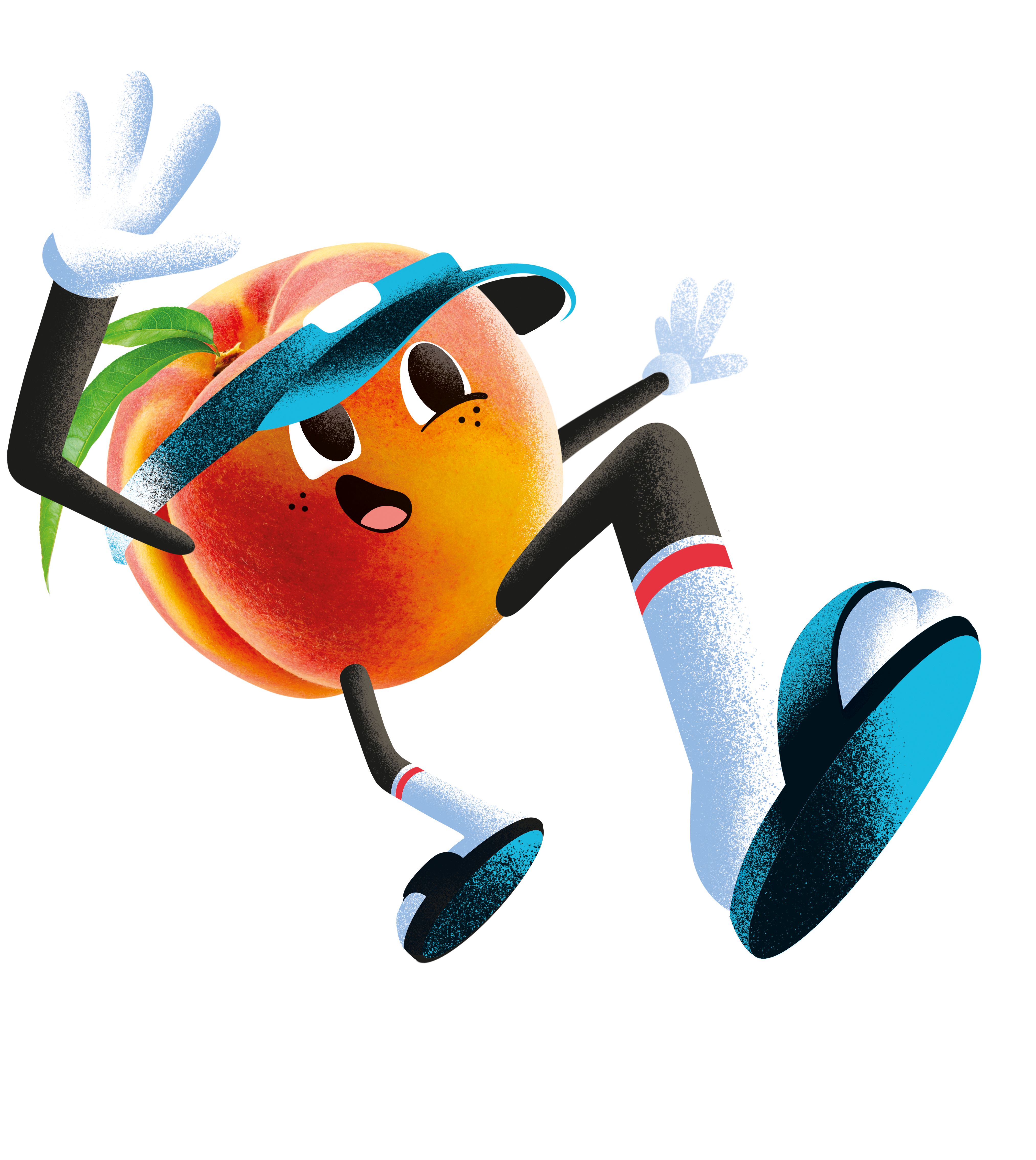 Pep the Peach Character