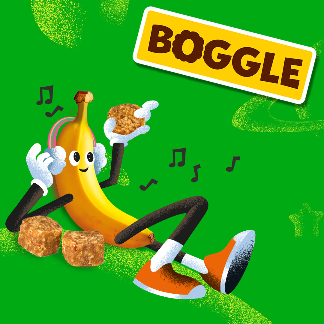Meet boggle, banana character