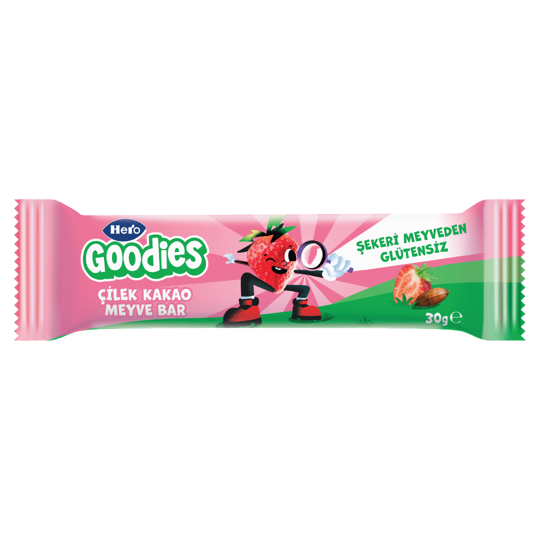  Hero Goodies Çilek Kakao Meyve Bar