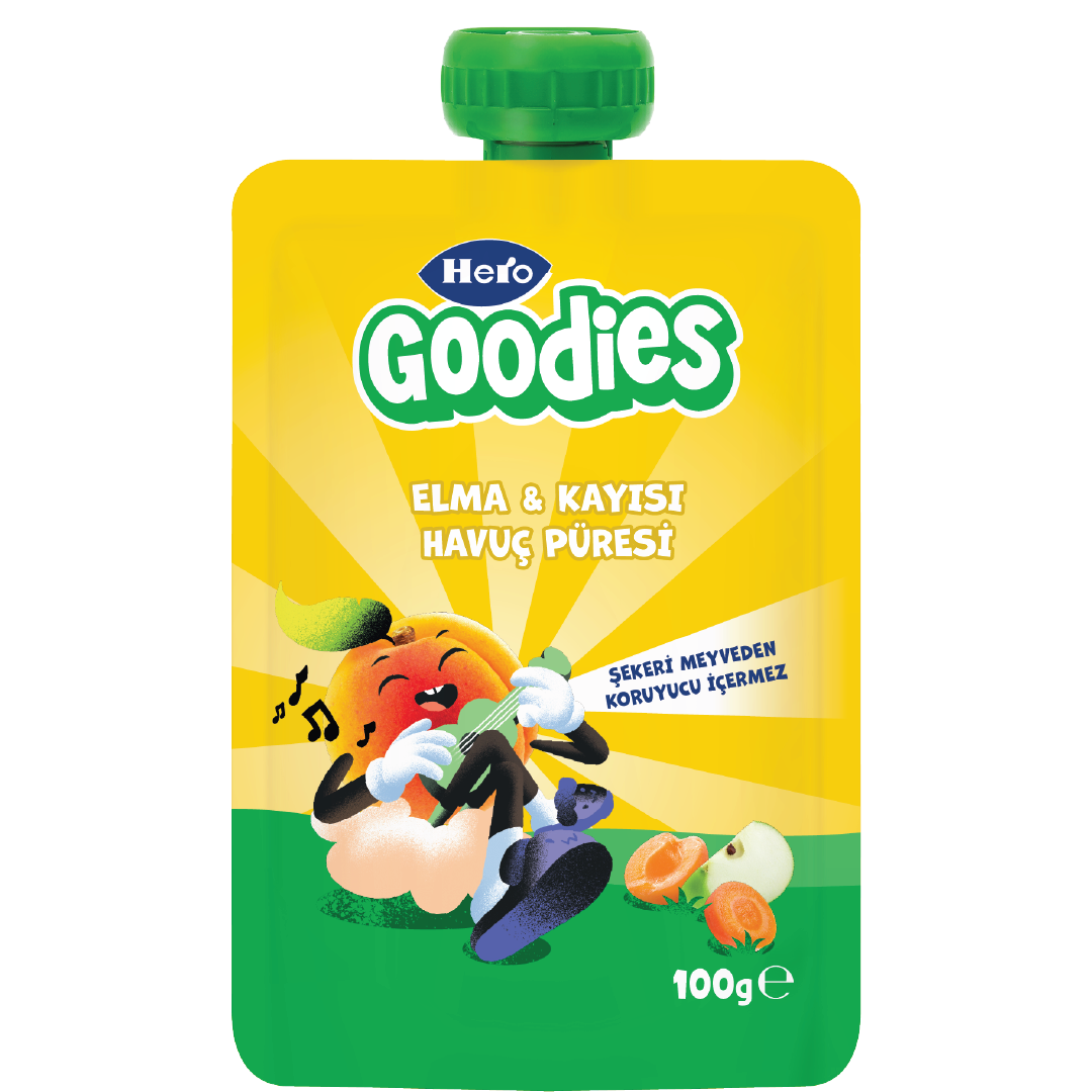 Elma Kayısı Havuç Püresi.