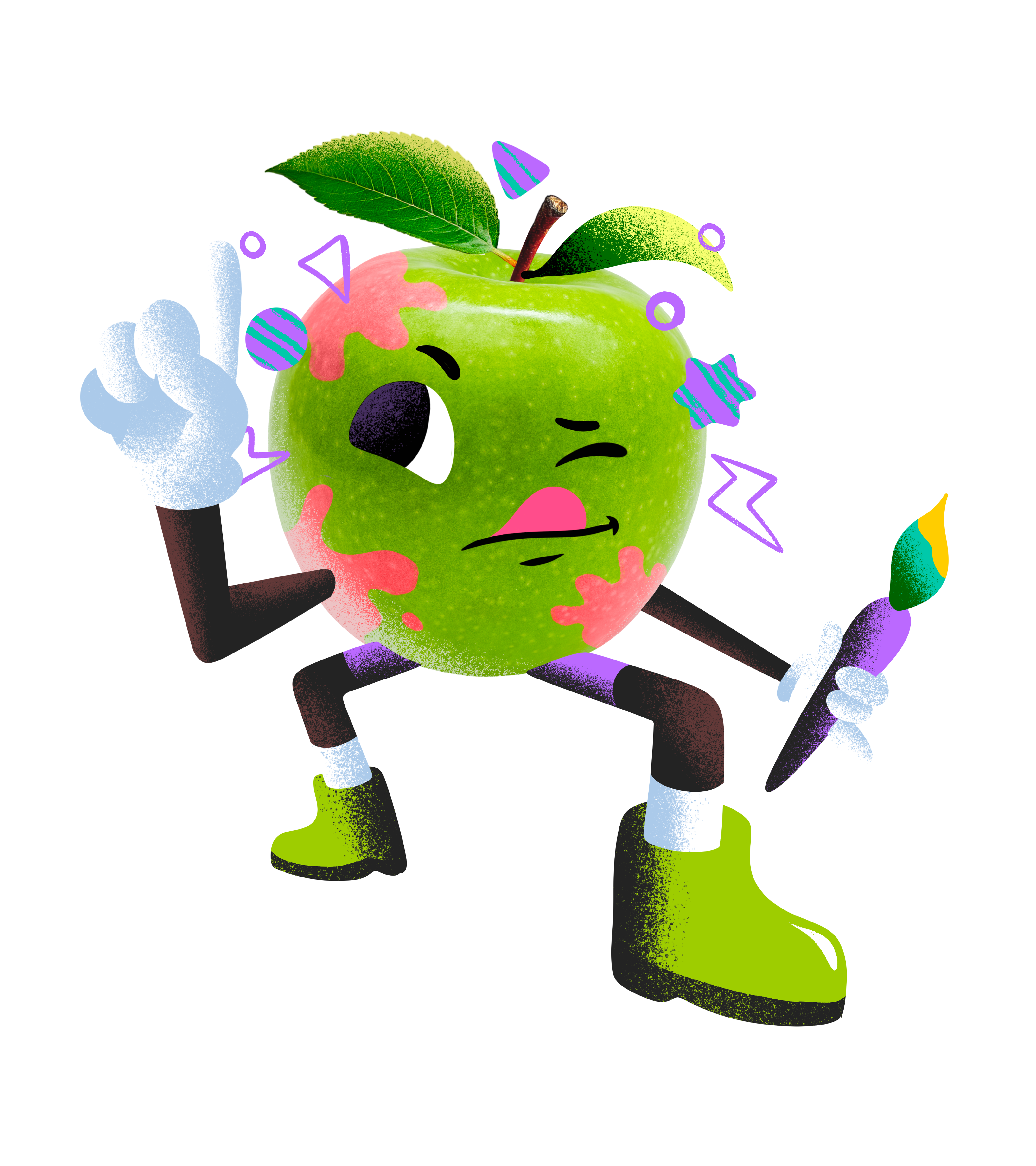 Goodies apple character