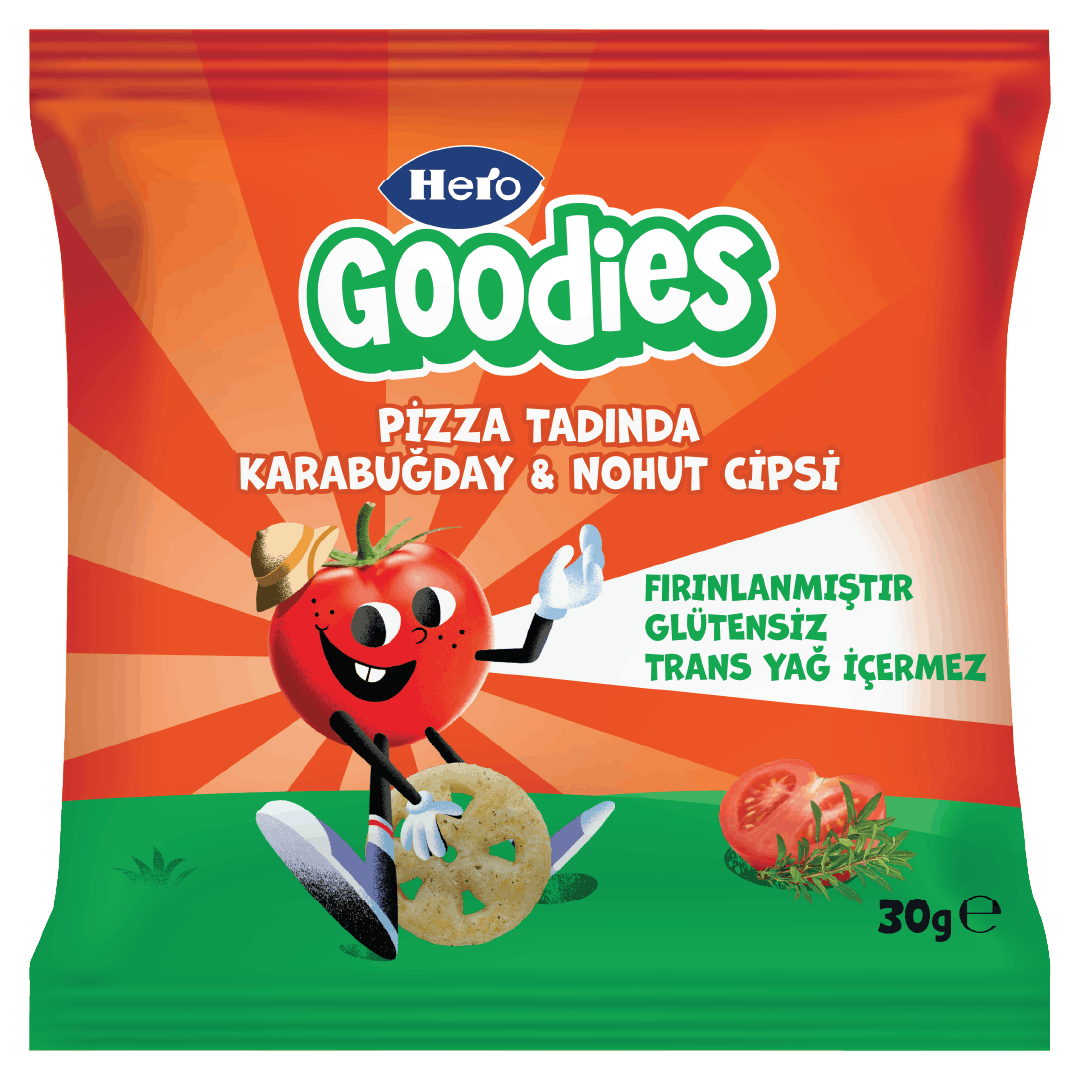 Pizza Tadında Karabuğday ve Nohut Cipsi