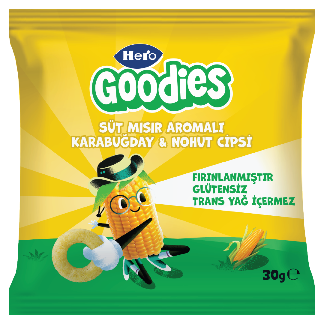 Süt Mısır Tadında Karabuğday ve Nohut Cipsi