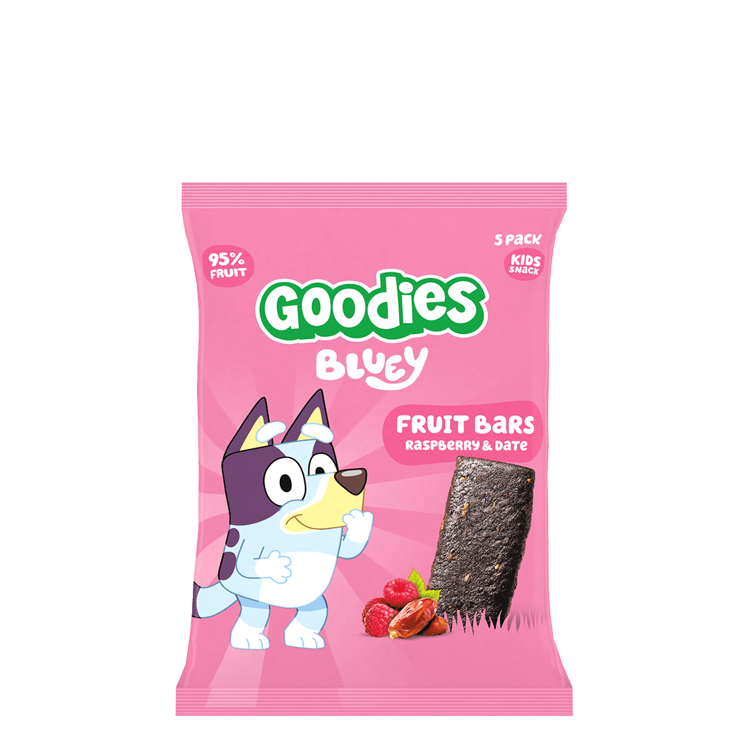 Goodies fruit bar raspberry date 5 pack