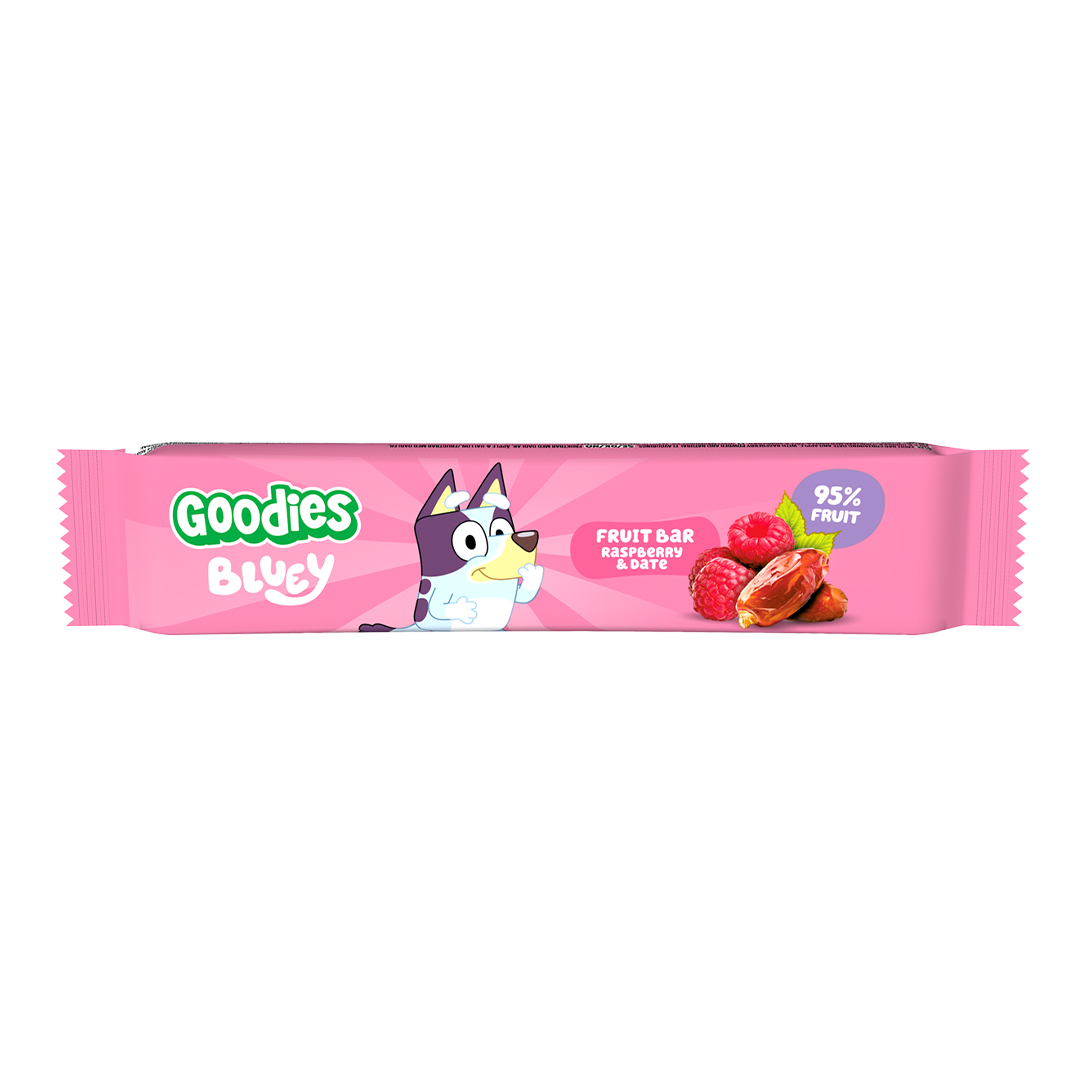 Goodies fruit bar raspberry date single pack