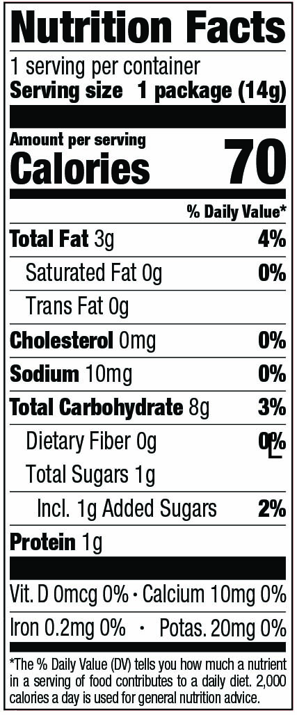 cinna squares nutritional information