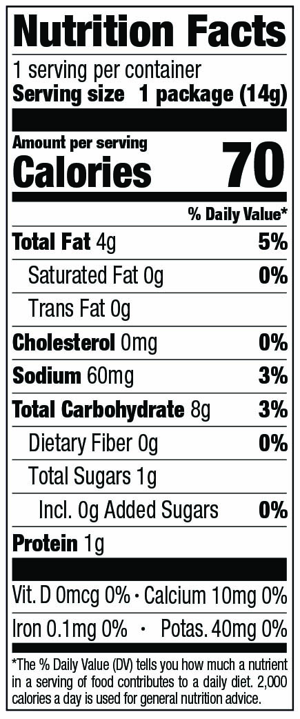mac and cheese nutritionals